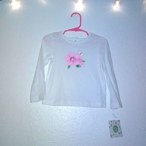 Little Me Flower Butterfly Top